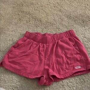 The North Face Pink Athletic Shorts Lightweight Elastic Waist